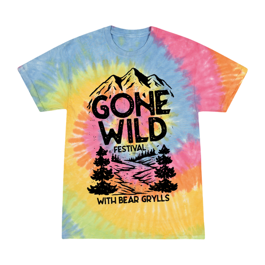 GONE WILD FESTIVAL TIE DYE T-SHIRT